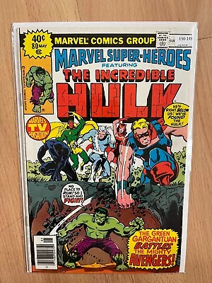 Buy Marvel Super-Heroes Ft The Incredible Hulk 80 Marvel Comics 6.5 Newsstan E50-149 • 7.87£