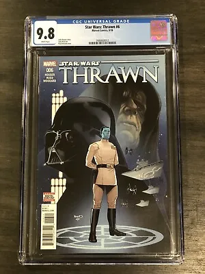 Buy Marvel Star Wars Thrawn Issue #6 First Appearance Ar’alani Chiss GRADED 9.8 CGC • 158.05£