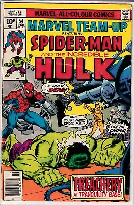 Buy Marvel Team-Up #54 Spider-Man And Hulk Marvel Comics • 7.99£