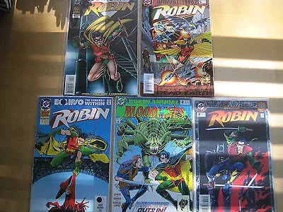 Buy ROBIN : ANNUALS 1, 2, 3,4,5,6 & 7. 1992-1998. YEAR ONE, ELSEWORLDS Etc. BATMAN • 22.99£