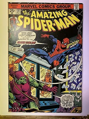 Buy The Amazing Spider-Man #137/Bronze Age Marvel Comic Book/Green Goblin/VF • 46.73£