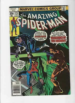 Buy Amazing Spider-Man #175 Newsstand Origin Of The Punisher 1963 Series Marvel • 12.78£