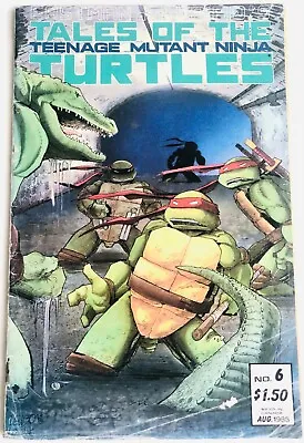 Buy Rare Tales Of The Teenage Mutant Ninja Turtles # Vol 1 Number 6 Aug 1988 Comic • 39.66£