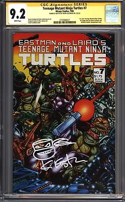 Buy * Teenage Mutant Ninja Turtles #7 1st Prt. CGC 9.2 S + S EASTMAN! (2716940021) * • 157.71£