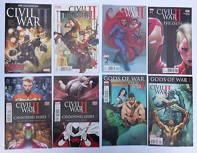 Buy Marvel Comics - Civil War II Lot - Gods Of War - Choosing Sides - The Oath • 11.99£