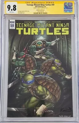 Buy IDW TMNT Teenage Mutant Ninja Turtles #59 Signed By Alex Kotkin CGC 9.8 SS • 150.21£