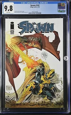 Buy SPAWN #242 CGC 9.8 WHITE PAGES IMAGE 2014 Low Print Run • 100.53£