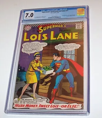 Buy Superman's Girl Friend Lois Lane #71 - DC 1967 Silver Age Issue - CGC FN/VF 7.0 • 99.29£