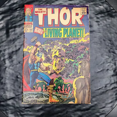 Buy The Mighty Thor #133 Marvel 1966 1st App Of Ego The Living Planet • 27.01£