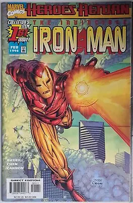 Buy Iron Man #1 (02/1998) Model XVI Armor - NM - Marvel • 4.24£