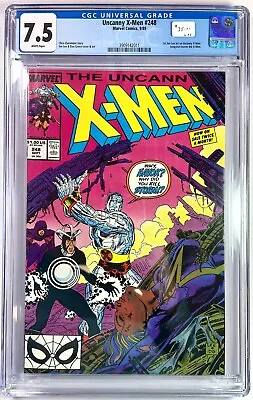 Buy Marvel Comics CGC Grade 7.5 / The Uncanny X-Men #248 • 35.62£