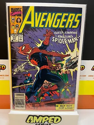 Buy The Avengers 317 Newsstand Spider-man Paul Ryan Cover Marvel Comics 1990 • 3.95£