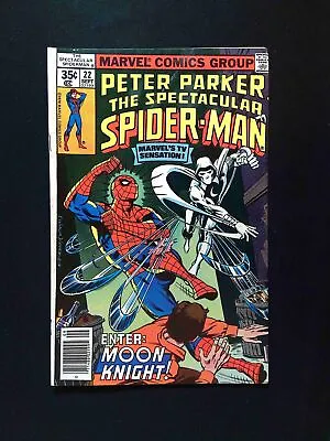 Buy Spectacular Spider-Man #22  MARVEL Comics 1978 VF- NEWSSTAND • 19.99£