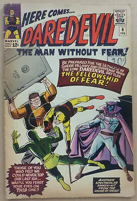 Buy DAREDEVIL #6, KEY ISSUE WITH 1st APPEARANCE OF  MISTER FEAR  • 120£