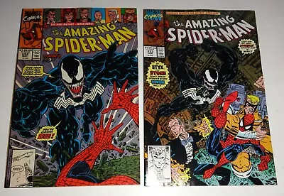 Buy Amazing Spider-man #332,333 Erik Larsen Venom Nm 9.4 1990 • 30.22£