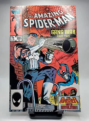 Buy Amazing Spider-Man #285 Marvel 1987 Mike Zeck! Punisher! Gang War Part 2! Nice!! • 11.98£