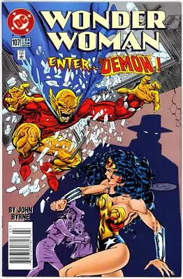 Buy Wonder Woman 107 Nm- 9.2 High Grade John Byrne Demon Dc Newsstand 1996 Bin • 4.28£