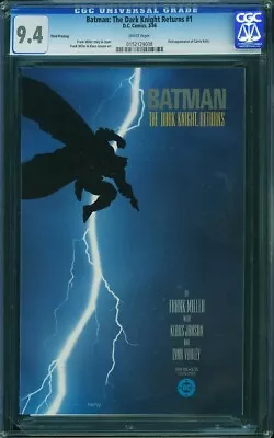 Buy Batman The Dark Knight Returns 1 CGC 9.4 3rd Print 1st Carrie Kelly Frank Miller • 197.65£