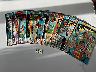 Buy Superman….(1980)…..#349-360…..swan/pasko……12 X Comics…..LOT…597 • 18.99£
