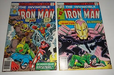 Buy Iron-man #114,115 Nm 9.2/9.4 White Pages  Arsenal • 33.78£
