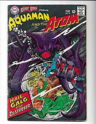 Buy Brave And The Bold 73 - Vg+ 4.5 - Aquaman - Atom (1967) • 12.64£