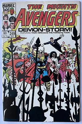 Buy Avengers #249 • The Demon-Storm! Thor Hercules Fantastic Four! (Marvel 1984) • 2.39£