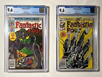 Buy Fantastic Four 247 & 258 Canadian Newsstand Price Variant CGC 9.6 Lot Of Two • 149.37£