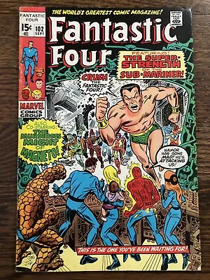 Buy Fantastic Four #102 6.0 FN Sub-Mariner Cover • 23.98£