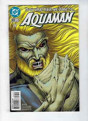 Buy AQUAMAN # 33 (DC Comics, SWAMP THING App. High Grade, JUNE 1997) NM • 3.95£