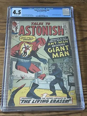 Buy Tales To Astonish #49 CGC 4.5 Ant Man Becomes Giant Man • 163.90£
