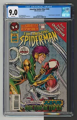 Buy Amazing Spider-Man #406, CGC 9.0, 1st Appearance Of Lady Octopus, Marvel 1995 • 39.33£