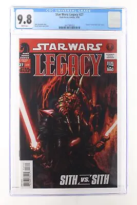 Buy Star Wars: Legacy #27 - Dark Horse Comics 2008 CGC 9.8   Science Fiction Book Cl • 39.25£