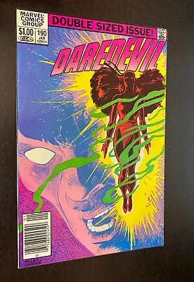 Buy DAREDEVIL #190 (Marvel Comics 1983) -- Bronze Age NEWSSTAND -- VF- • 5.18£