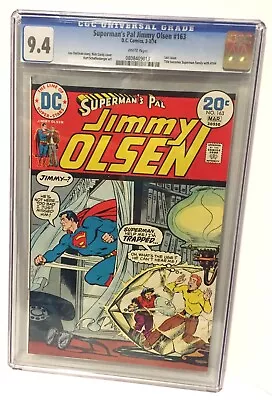 Buy Superman's Pal Jimmy Olsen #163  CGC 9.4  DC 1974  Last Issue • 75.11£