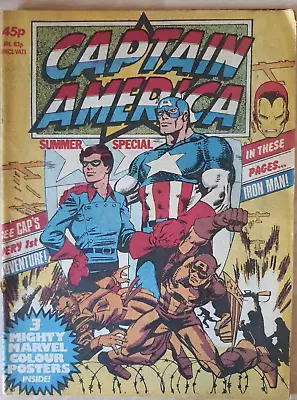 Buy Captain America Summer Special #1 Marvel Comics UK 1981 Dazzler, Thor, Iron Man • 6£