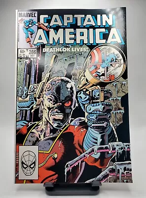 Buy Captain America #286 Marvel 1983 Classic Mike Zeck Deathlok Cover!! High Grade!! • 10.35£
