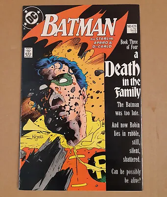 Buy DC COMICS BATMAN 428 (1988) DEATH OF JASON TODD, ROBIN KEY,1ST PRINT, Titans • 45.09£
