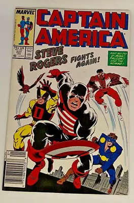 Buy Captain America #337  MARVEL 1988 Homage Cover KEY 1st Rogers As The Captain • 10.33£