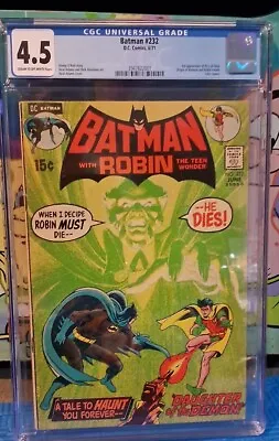 Buy Batman #232 CGC 4.5 1st Appearance Ra's Al Ghul! Neal Adams Cover!  1971 • 300.54£