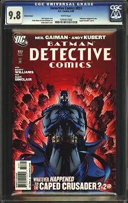 Buy Detective Comics #853 CGC 9.8 NM/MT WP RARE Retailer Incentive Variant DC 2009 • 239.38£