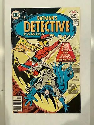 Buy Detective Comics #466 Comic Book  1st App Signalman In Modern Age • 7.91£