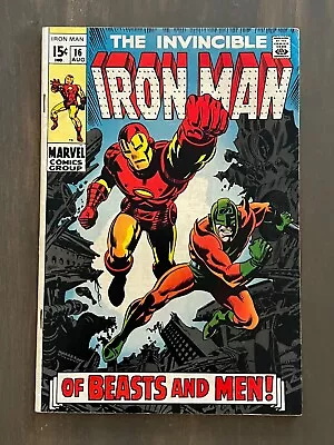 Buy 💥 Iron Man Vol 1 # 16 1969 SHIELD Appearance 15¢ 1960s Silver Age 💥 • 19.79£