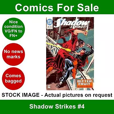 Buy DC Shadow Strikes #4 Comic - VG/FN+ 01 December 1989 • 3.99£