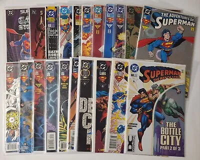 Buy 1993 1994 1995 Superman Lot X21 1991 1992 Annual Earth Stealers Aliens 687 22 78 • 18.38£