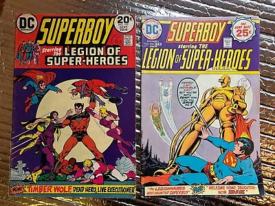 Buy Superboy/Legion Of Superheroes #197 (1973) + #206 (1975) - 2x Original DC Comics • 4.99£