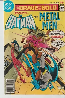 Buy Dc Comics Brave And The Bold #135 (1977) Batman & Metal Man 1st Print F • 4.25£