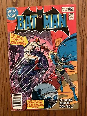 Buy Batman #326 (DC 1980) Key Issue - 1st Mention Arkham Asylum Jim Aparo FN • 9.49£