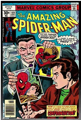 Buy Amazing Spider-man 169 Newsstand 1977 Vf- Editor Letter By Frank Miller • 23.79£