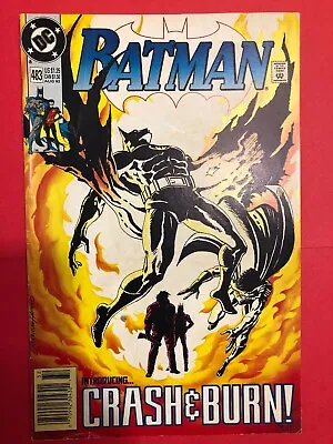 Buy 1992 Batman Crash & Burn Comic Book  #483 (Aug 1992, DC) • 6.80£