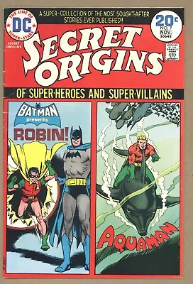 Buy Secret Origins #7 FN Robin Aquaman Detective 38 More Fun 73 Reprint 1974 DC U654 • 7.92£